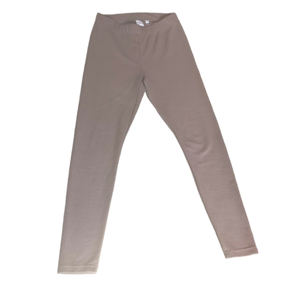 Tna Waffle Knit Butter Leggings, Taupe, Size Medium - Picture 4 of 11